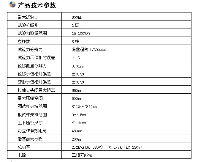 600KN/60噸數顯鋼絞線拉力試驗機